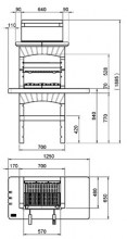 Модуль кофейня или банкетный столик Palazzetti ST.VINCENT